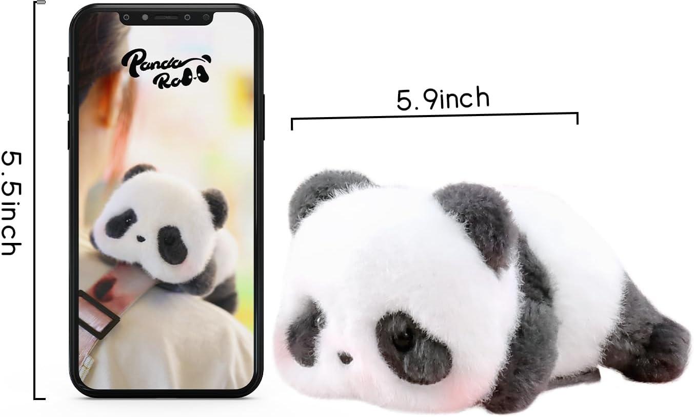 Đồ Chơi Thú Bông Panda Roll Lying Down Magnetic Shoulder - 52Toys