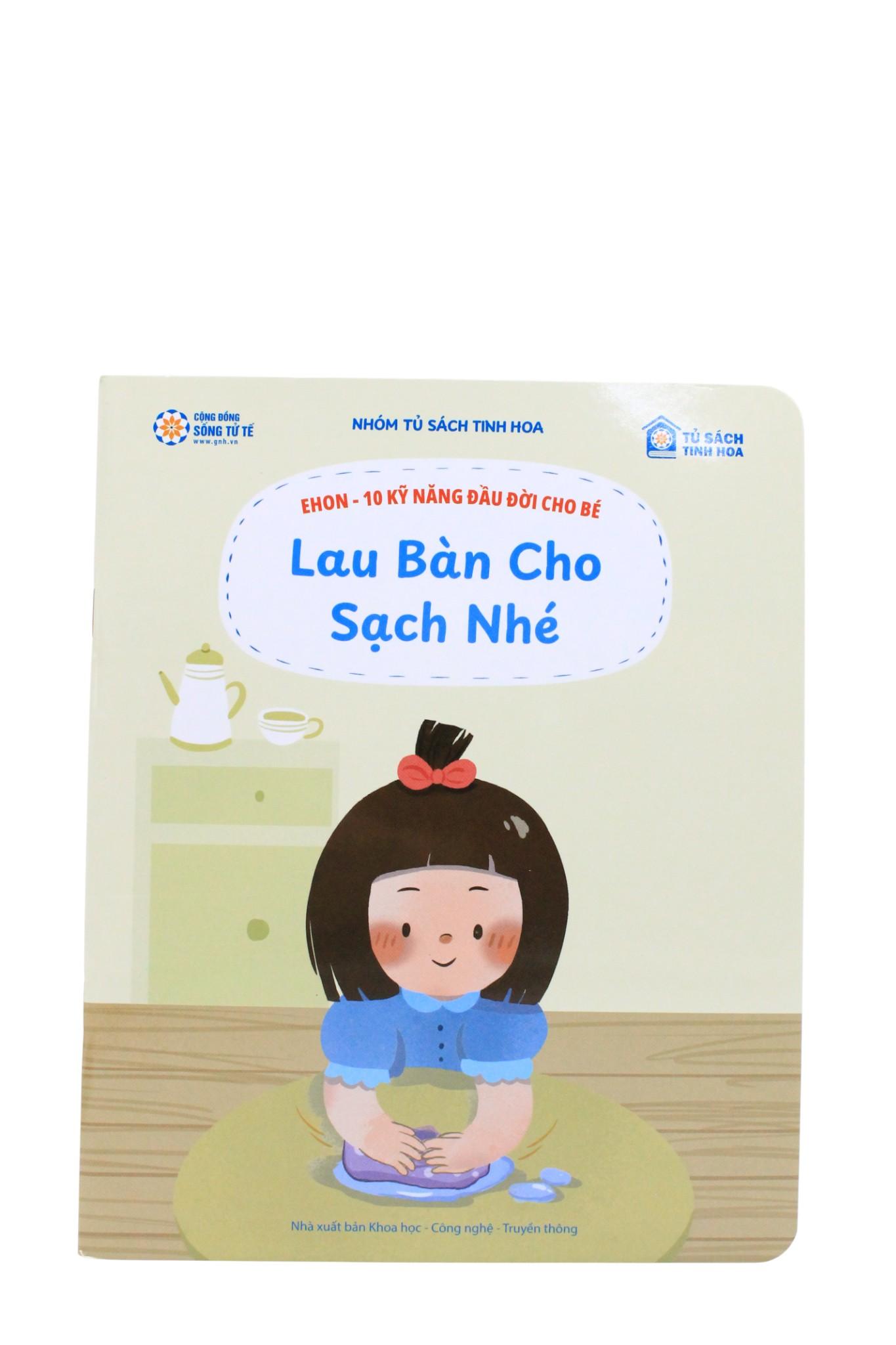 Sách - Bộ Sách Ehon - 10 Kỹ Năng Đầu Đời Cho Bé - Bộ 1 (Bộ 5 Cuốn)