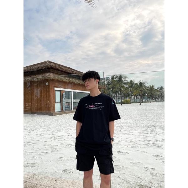 Áo thun Tee Shark Cá mập Nam nữ Full tag hãng Hany shop