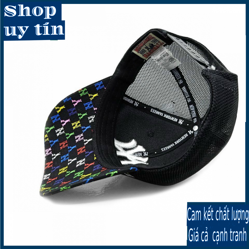 Freeship - MŨ/NÓN KẾT LƯỠI TRAI N.Y THỜI TRANG NAM NỮ CAO CẤP - màu đen cá tính / màu trắng dễ thương