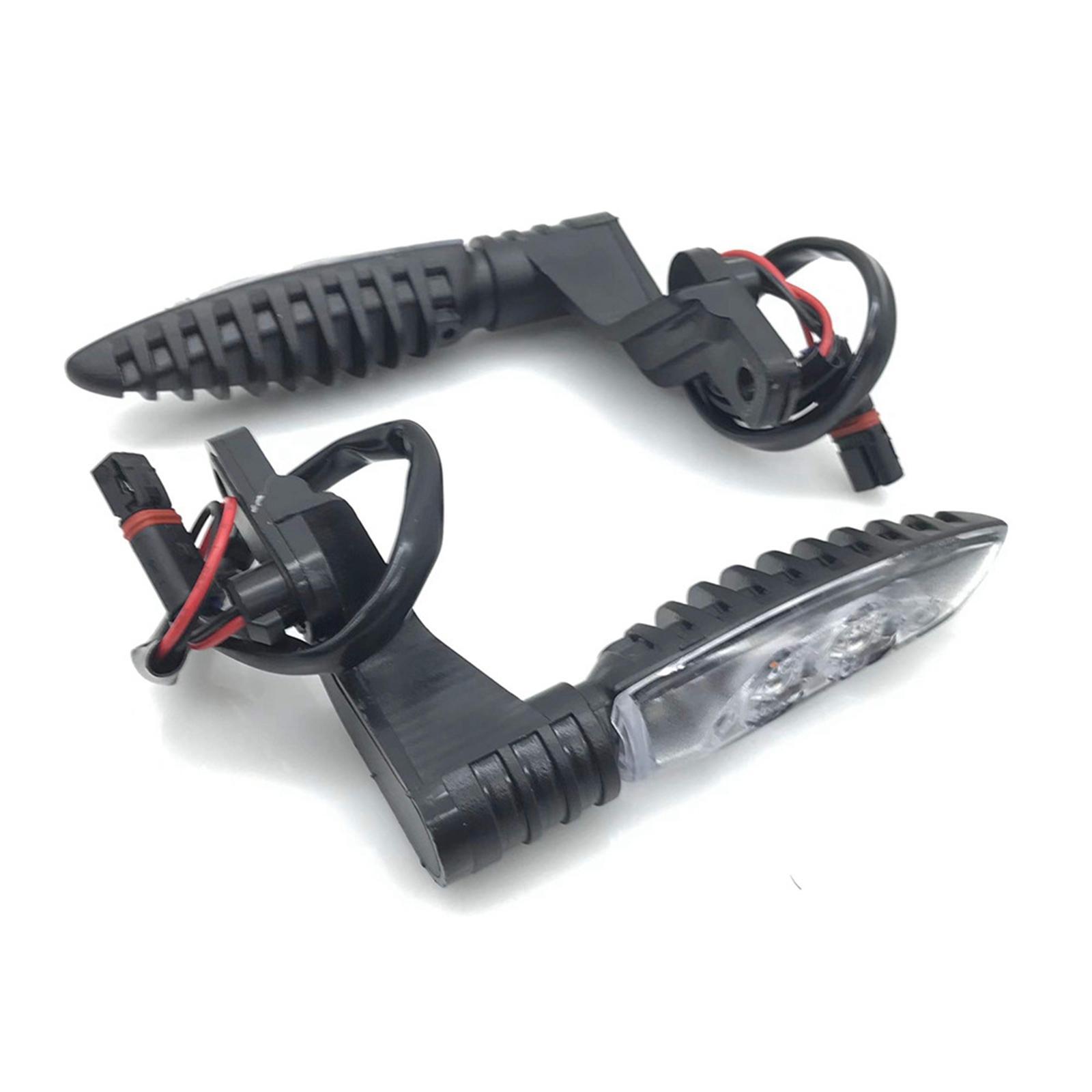 2x Motorcycle Rear  Lights Transparent Cover Left Fit for