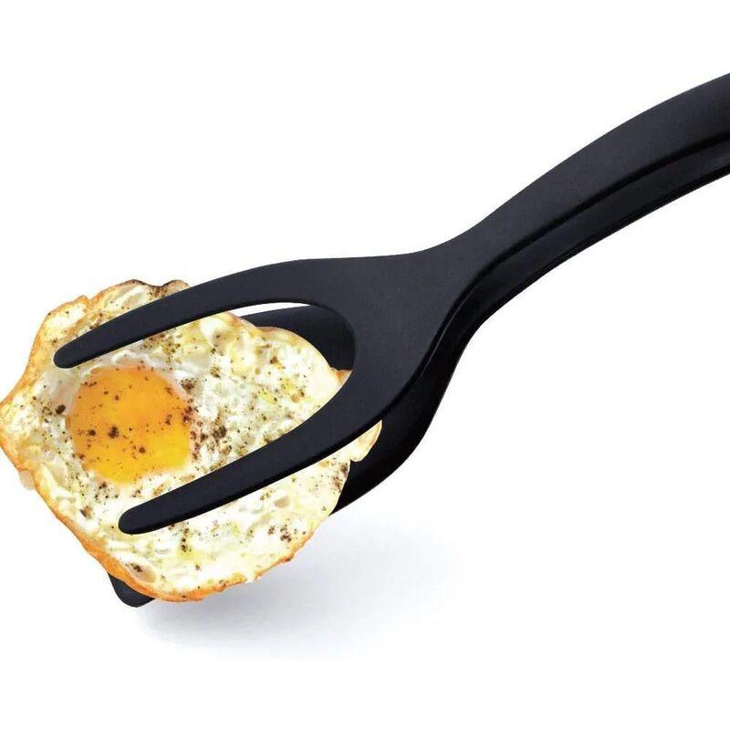 1 thìa bánh kếp trứng, 2 trong 1 thìa đa chức năng trong silicone không có chất.