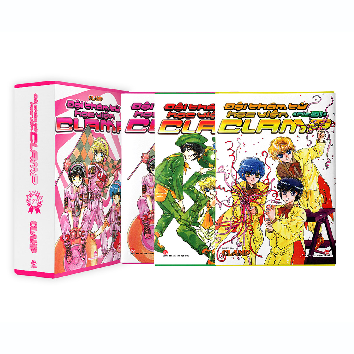 Boxset Đội Thám Tử Học Viện Clamp