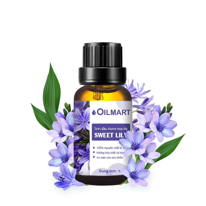 Tinh Dầu Thơm Hoa Lily Oilmart Sweet Lily Essential Oil Blend