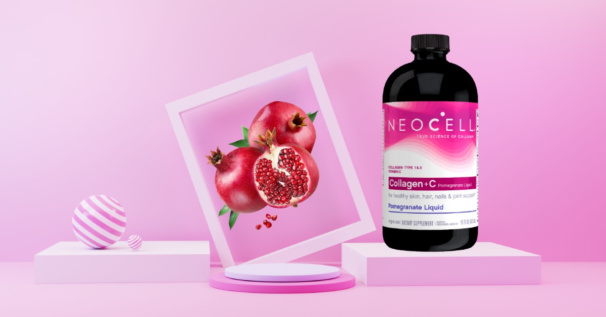 Collagen +C nước lựu Mỹ Neocell tạo sức khỏe và vẻ đẹp từ bên trong cho da, tóc, móng, xương khớp, tim mạch và tăng hệ miễn dịch - QuaTangMe Extaste