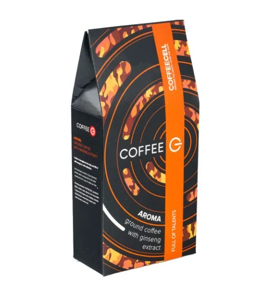 [SỐC 488K] Cà phê Nhân sâm rang xay Coffee G Aroma / Arabica (Gói 250g) - COFFEECELL - Hàng Chính Hãng