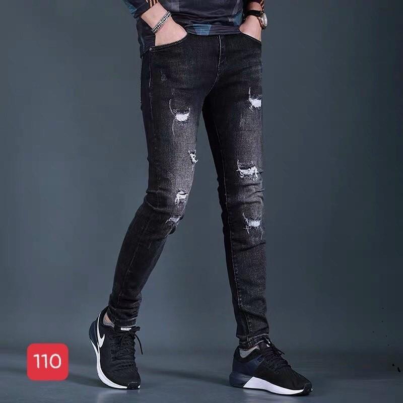 Quần jean nam - quần bò nam co dãn ôm form tôn dáng chuẩn, quần jean thời trang cao cấp nam Muradfashion mẫu MSS16