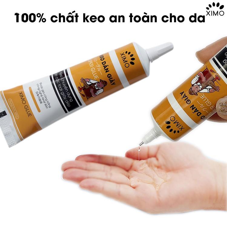 Keo Dán Giày Nhiệt XIMO Trong Suốt Siêu Dính Dùng Không Tổn Thương Da XKDG06