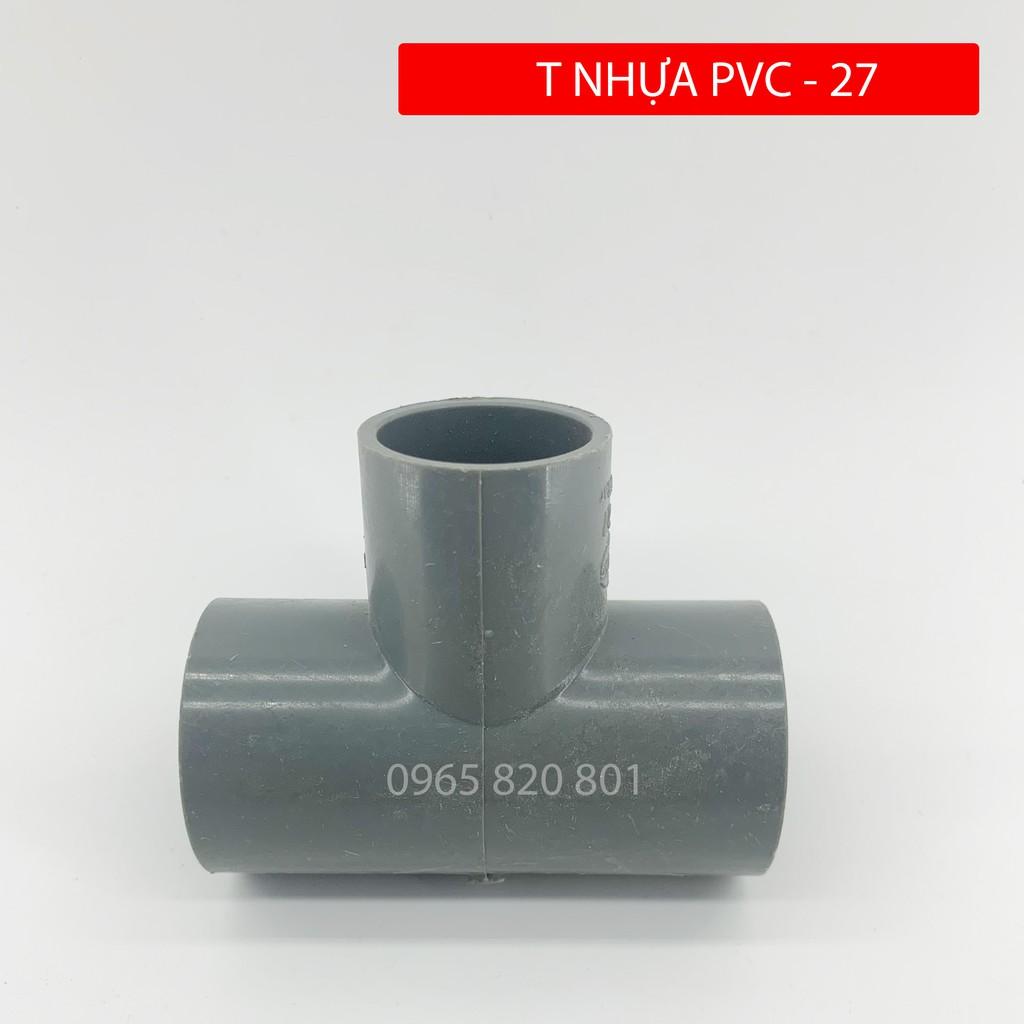 Chia T nhựa, T giảm PVC 21,27,34mm