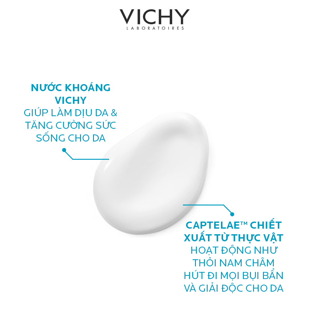 Sữa Rửa Mặt Tẩy Trang 3 Tác Dụng - Purete Thermale One Step Cleanser (3 In 1) Vichy 100ml -100429995