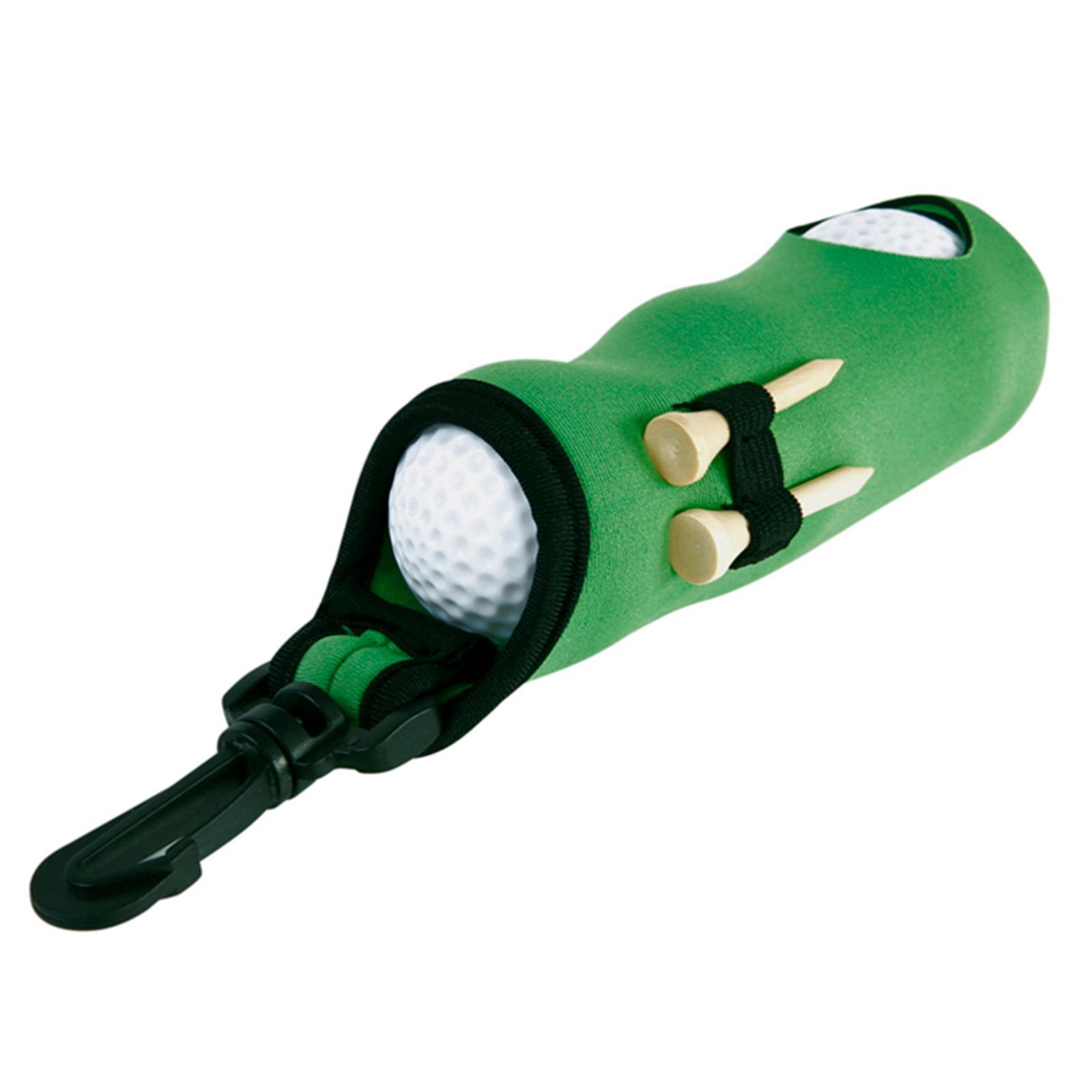 Golf Ball Carry Bag Golf Ball Tees Holder Golf Pocket for Golf Accessories