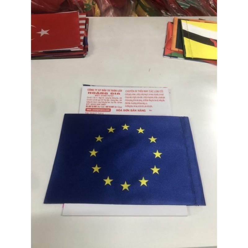 Cờ EU để bàn 14x21cm