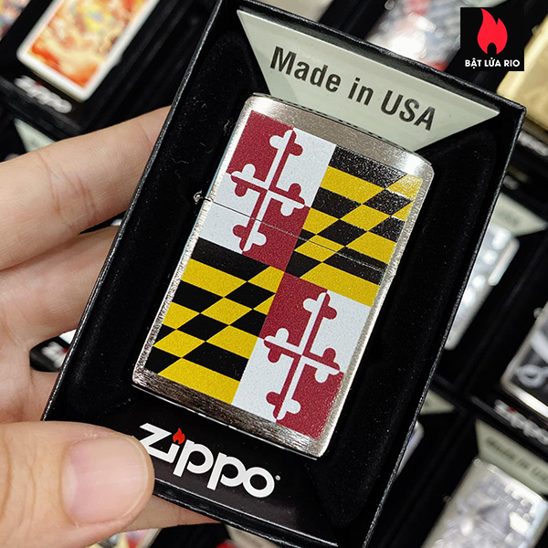 Bật Lửa Zippo 200 Maryland Flag Design