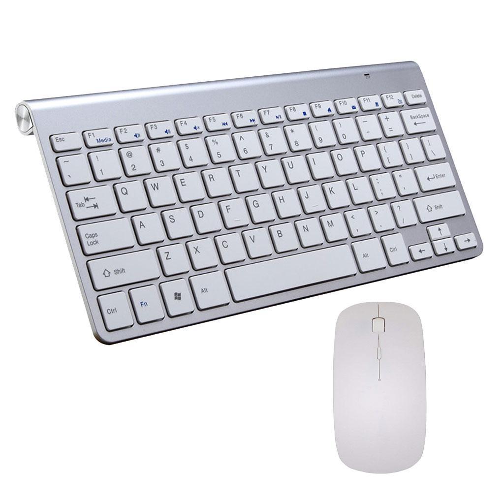 2 Pieces 2.4G Waterproof Wireless Keyboard & Mouse Combo Set for PC Laptop