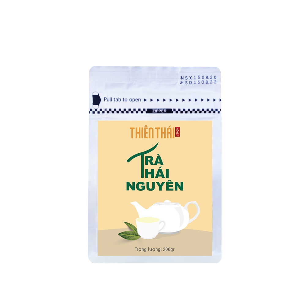 Trà Xanh Thái Nguyên - Trà Bắc - Gói 200gr - nước xanh thơm cốm hậu ngọt cánh trà cong đẹp, trà xanh thái nguyên không lên men, nõn tôm thượng hạng, làm quà biếu tặng, đạt tiêu chuẩn