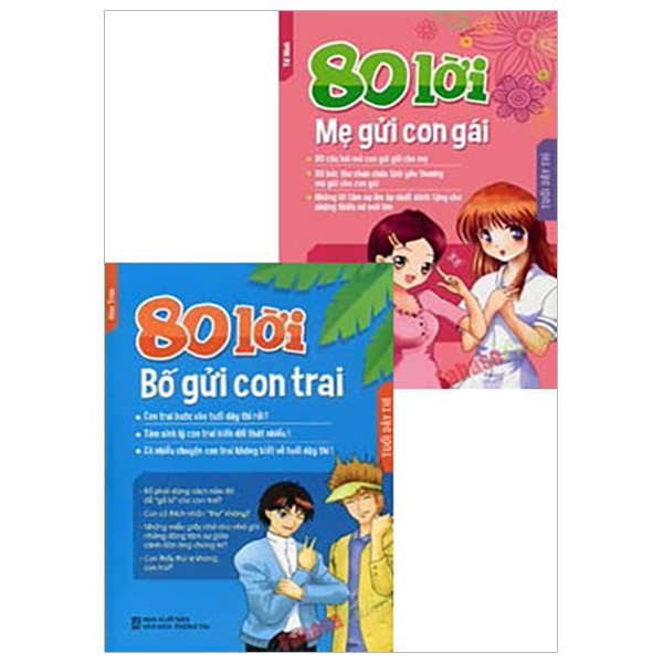 Combo 80 Lời Bố Gửi Con Trai + 80 Lời Mẹ Gửi Con Gái