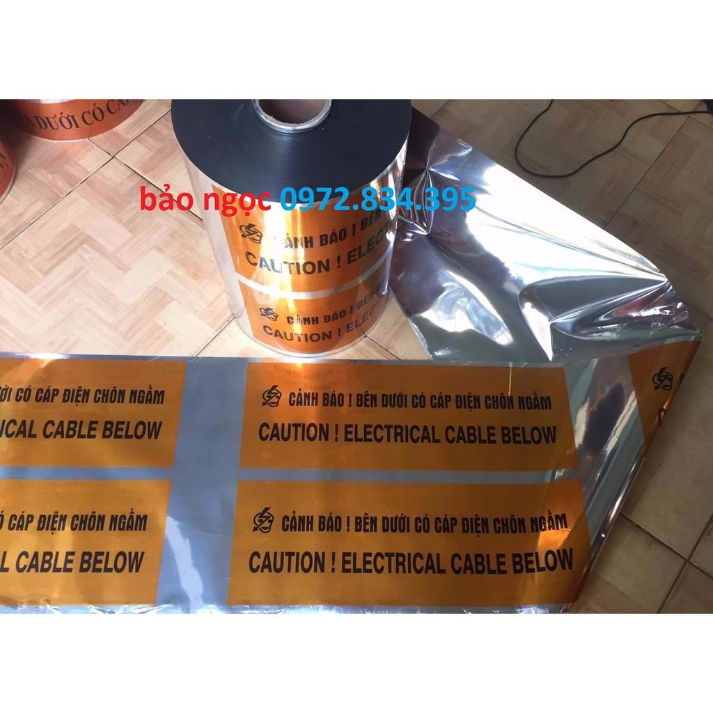 Cuộn băng cảnh cáp điện lực chôn ngầm 30cm x 500 mét