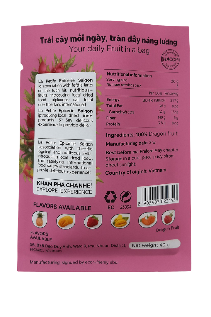 Thanh Long Sấy Dẻo La Petite Epicerie Saigon - 40g