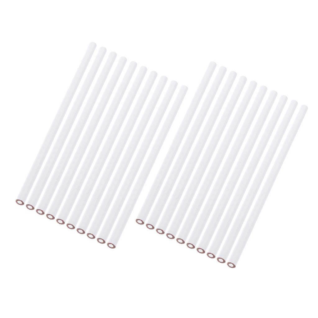 20 Miếng Chì Trắng Bút Chì Trung Quốc Đánh Dấu Gỗ Chất Liệu Vải May Bút Chì Thợ May Miếng Dán Cường Lực Dressmak