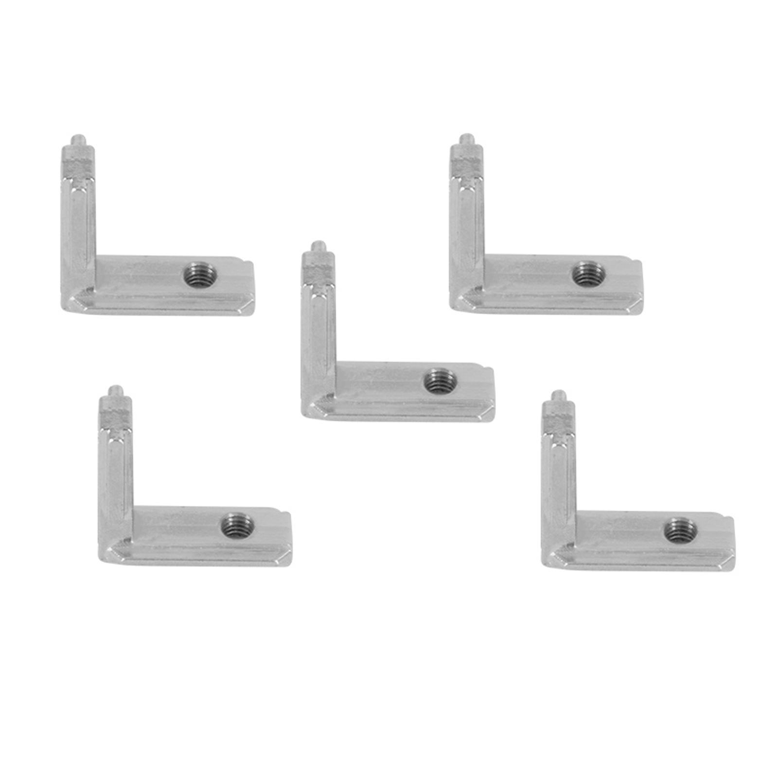 10Pcs L Bracket Corner Brace Copper Support Connector Bracket for 3D Printer