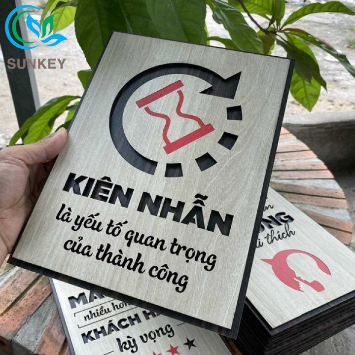 Tranh Treo Tường Động Lực Trang Trí Decor - Tranh Động Lực Slogan - Kiên Nhẫn Là Yếu Tố Quan Trọng Của Thành Công - Trang Trí Nhà Cửa, Văn Phòng Làm Việc, Tạo Động Lực