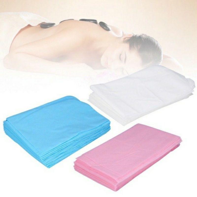 Vải không dệt trải giường phun xăm, spa - màu xanh (80 x 180 cm)