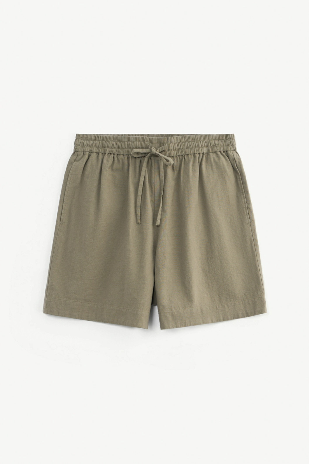 Quần Short ROUTINE Lưng Thun Dây Rút Trơn Form Loose - 10S24PSH002 | LASTORE MENSWEAR