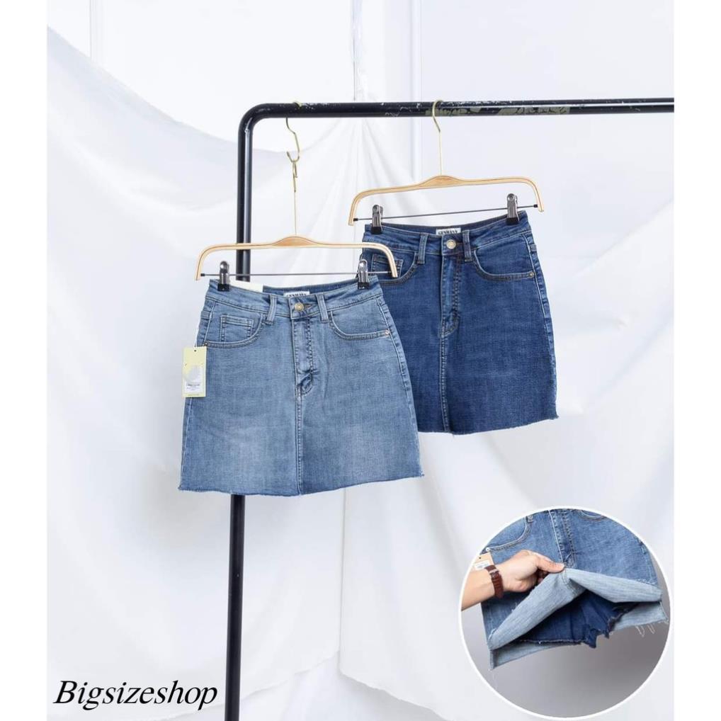 SOBIN BIG SIZE (50-90kg) CHÂN VÁY GIẤU QUẦN BIGSIZE-PHÙ HỢP ĐI LÀM ĐI CHƠI JEAN CO GIÃN FORM MẶC THOẢI MÁI