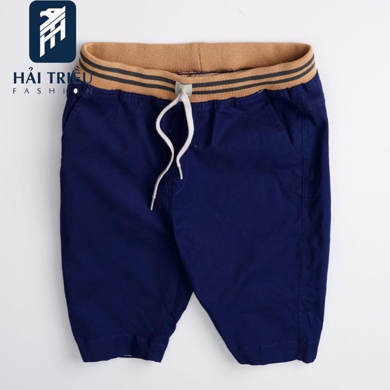 Quần short kaki nam lưng thun HT09