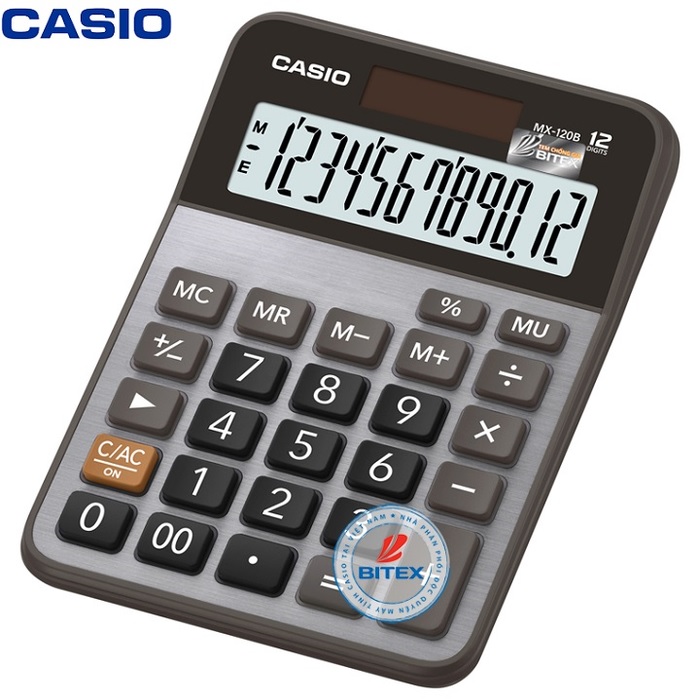 Máy tính Casio MX-120B, Bảo hành 7 năm - Hàng chính hãng Bitex