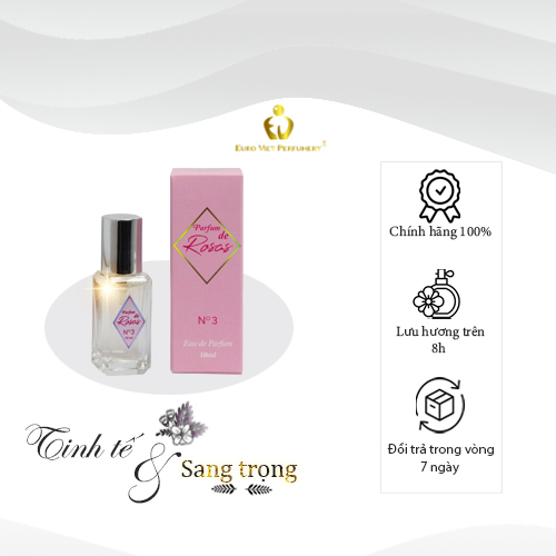 Nước hoa PERFUM DE ROSAS No.3 (Inspired Very Sexy by Victoria Secret) 70ml