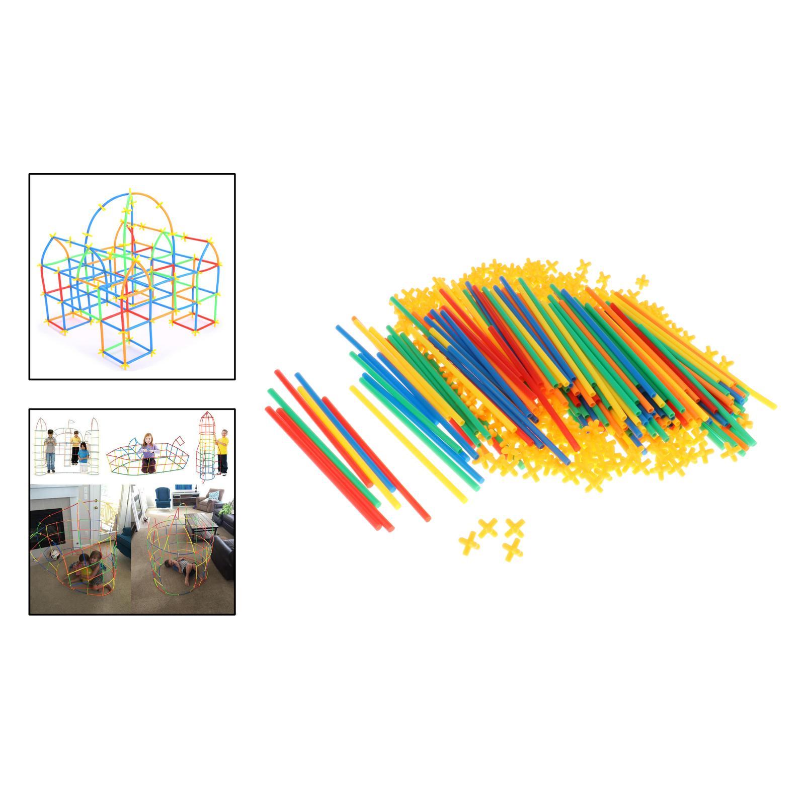 Straw Constructor Building Blocks Toys Kids Educational Toys
