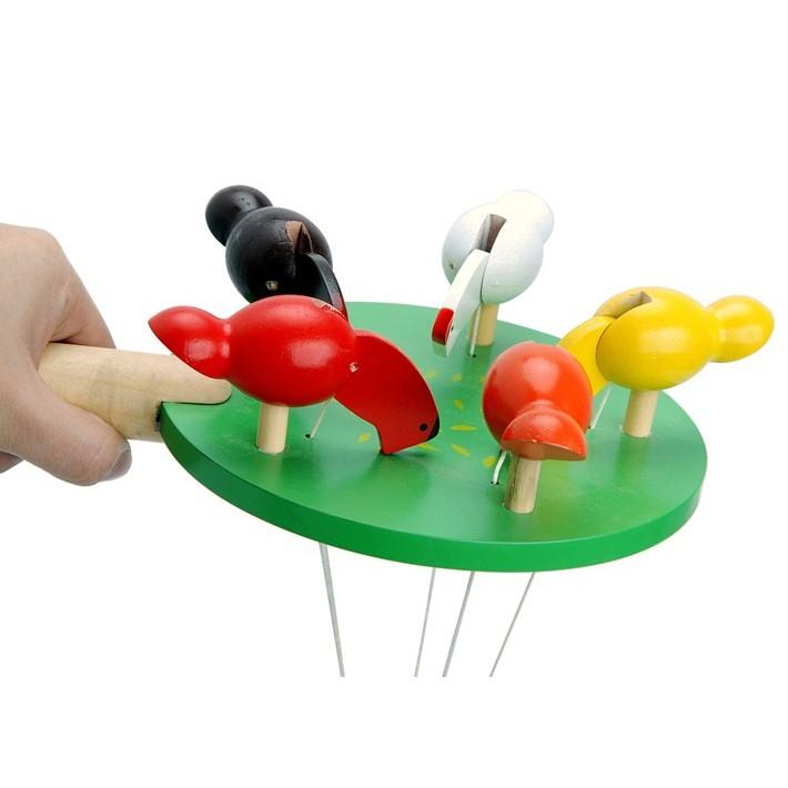 Gà mổ thóc | đồ chơi gỗ