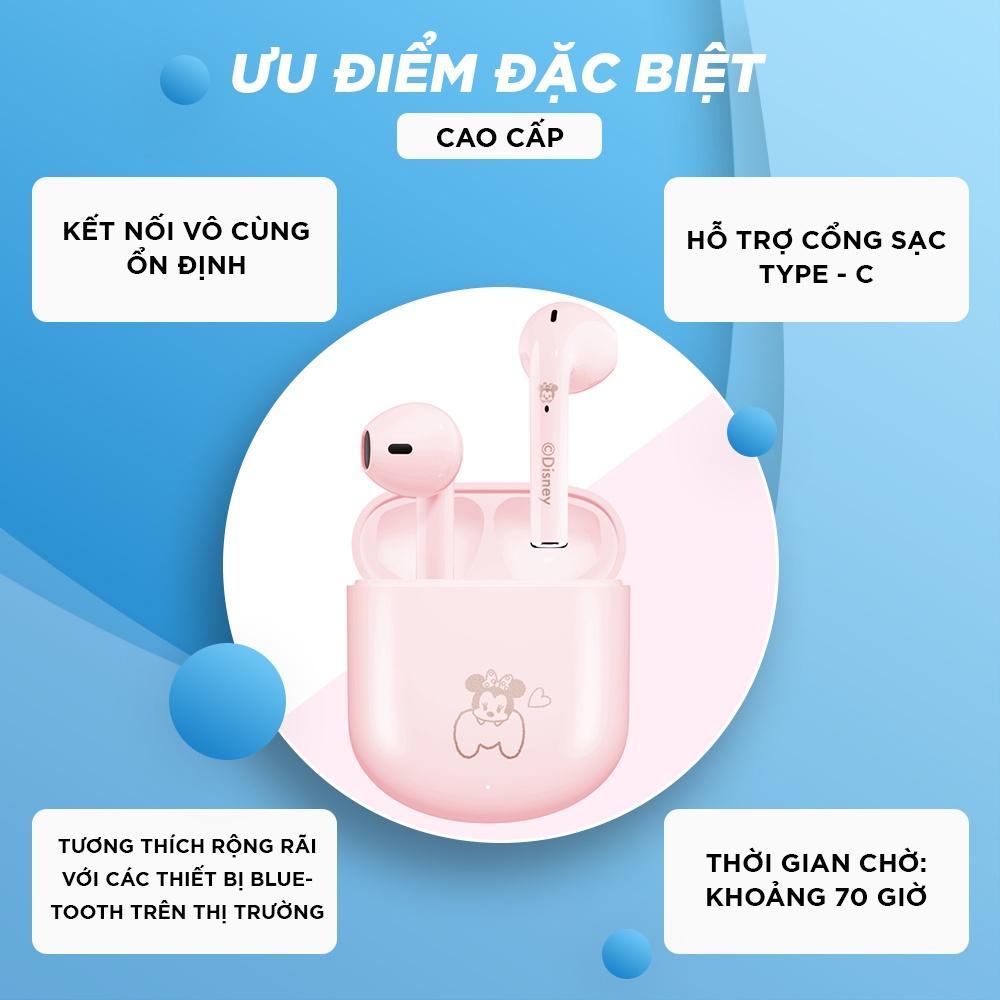 Tai Nghe Bluetooth Không Dây , Thiết Kế Kute, Pin Siêu Trâu LY-201  Disney Type C Đẹp Có Mic Âm Thanh