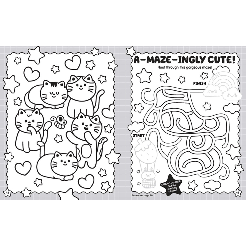 Sách 100% Cute - Ultimate Sticker Book