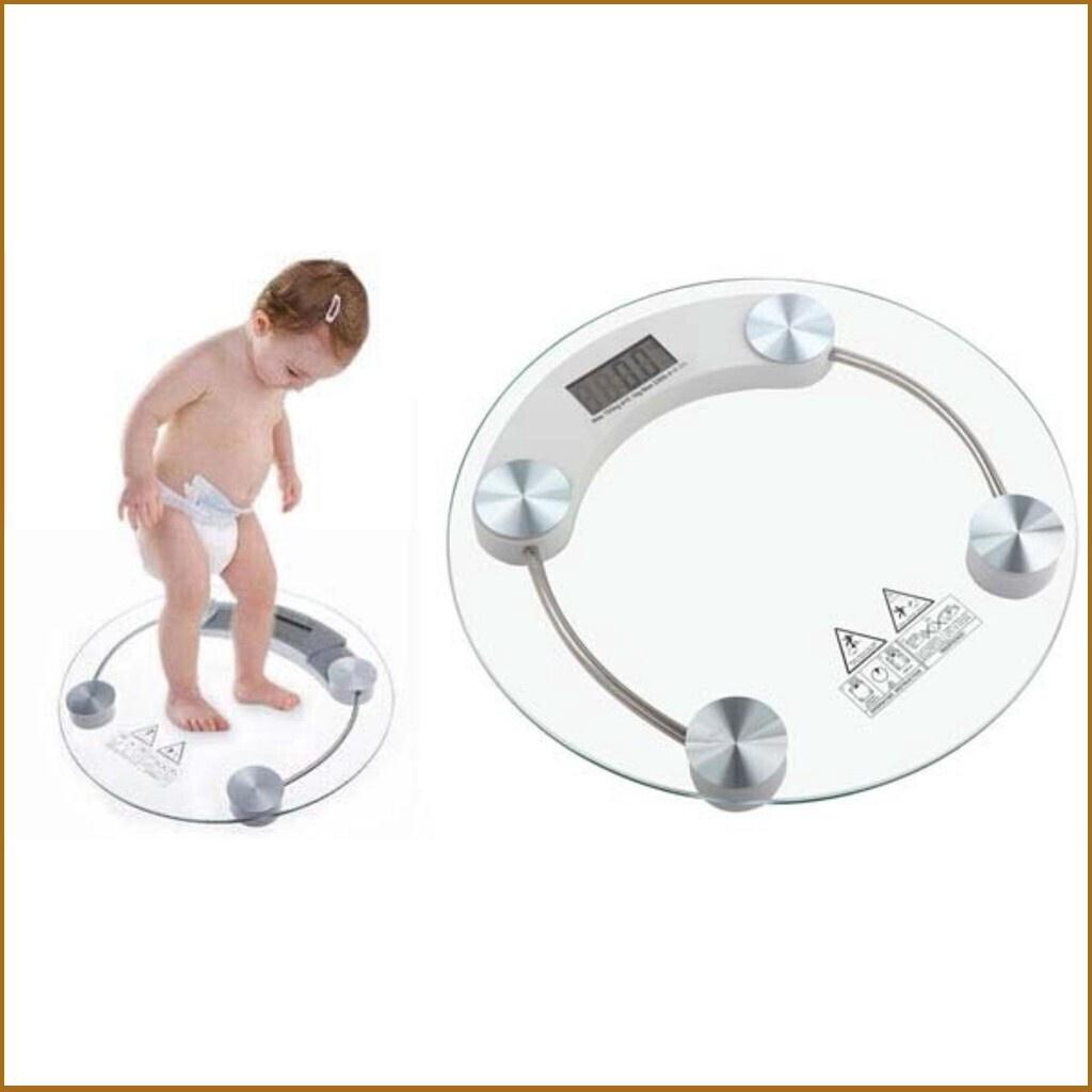 (28CM) Rẻ Nhất Thị Trường Cân sức khỏe điện tử 180Kg - Kính Cường Lực Trong Suốt Chịu Lực X4