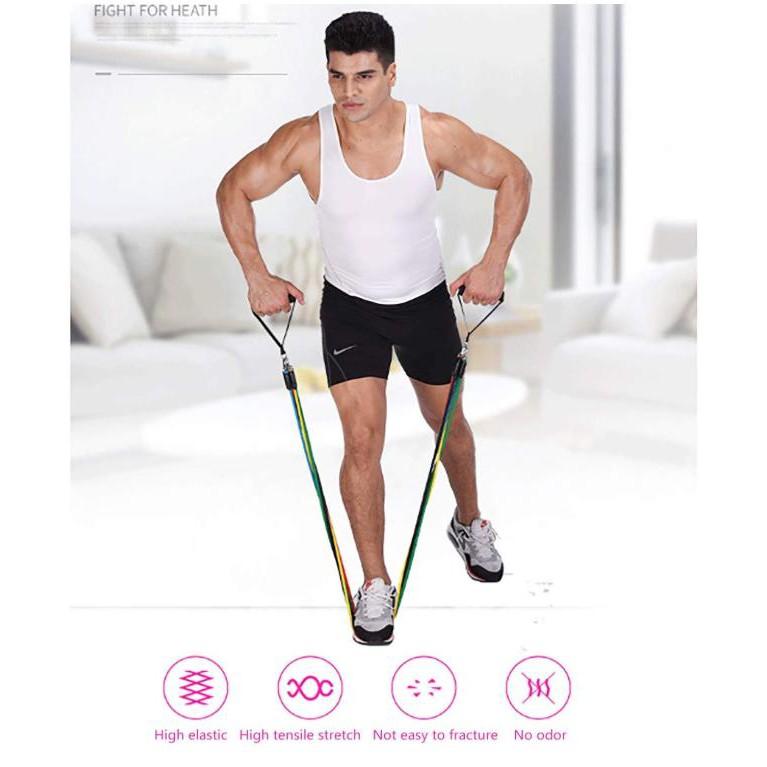 Bộ dụng cụ dây 5 màu tập thể hình U-Powex