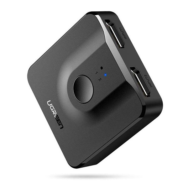 Bộ gộp chia HDMI 2 chiều hỗ trợ 4K@60Hz Ugreen mã UG-50966 - Hàng Chính Hãng