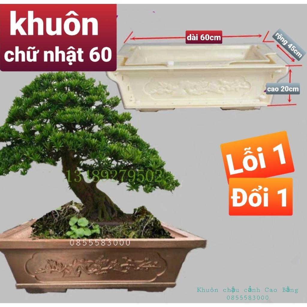 Khuôn đúc chậu cảnh chữ nhật 60