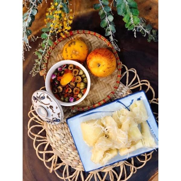 Thảm Lục Bình,Thảm Cói Tròn Vintage size nhỏ 10cm - 35cm