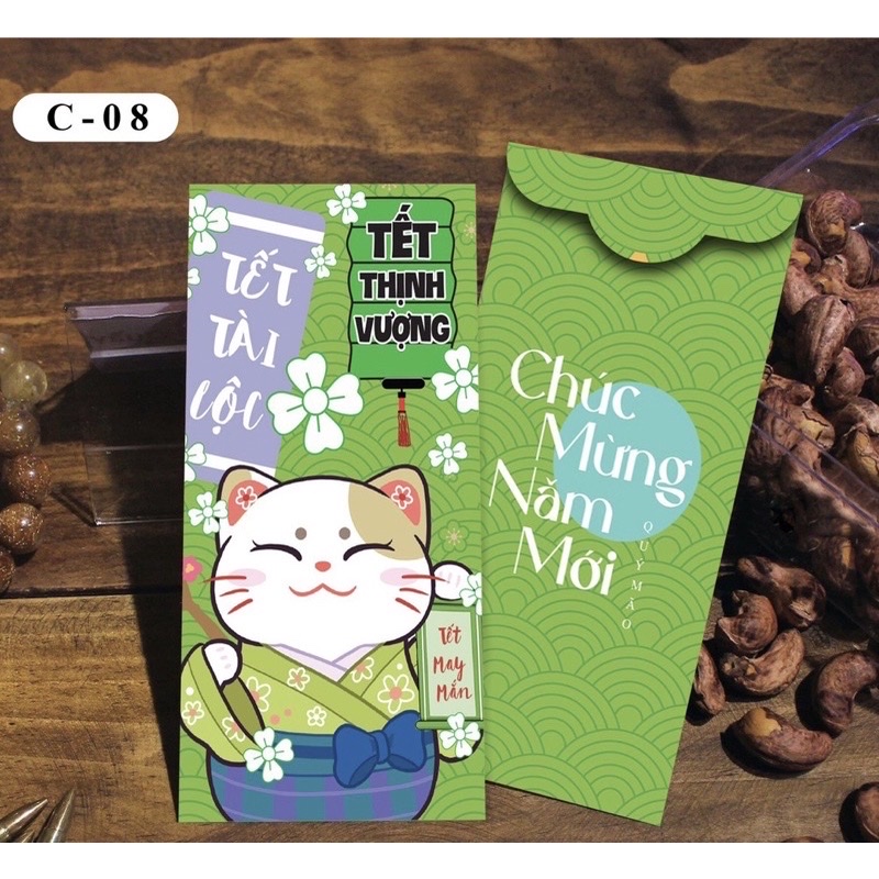 Combo 100 bao lì xì ì Tết 2024  hàng đẹp nhiều mẫu mới , vô cùng xinh xắn và cute