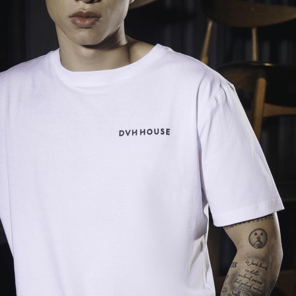 Áo thun cộc tay nam nữ DVH HOUSE - T SHIRT ĐEN TRẮNG by Đoàn Văn Hậu