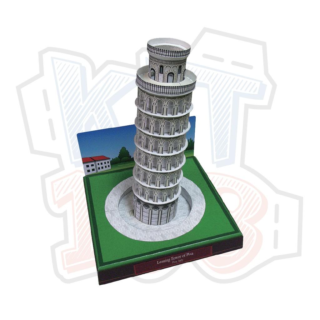 Mô hình giấy kiến trúc Tháp nghiêng Ý Leaning Tower of Pisa - Italy