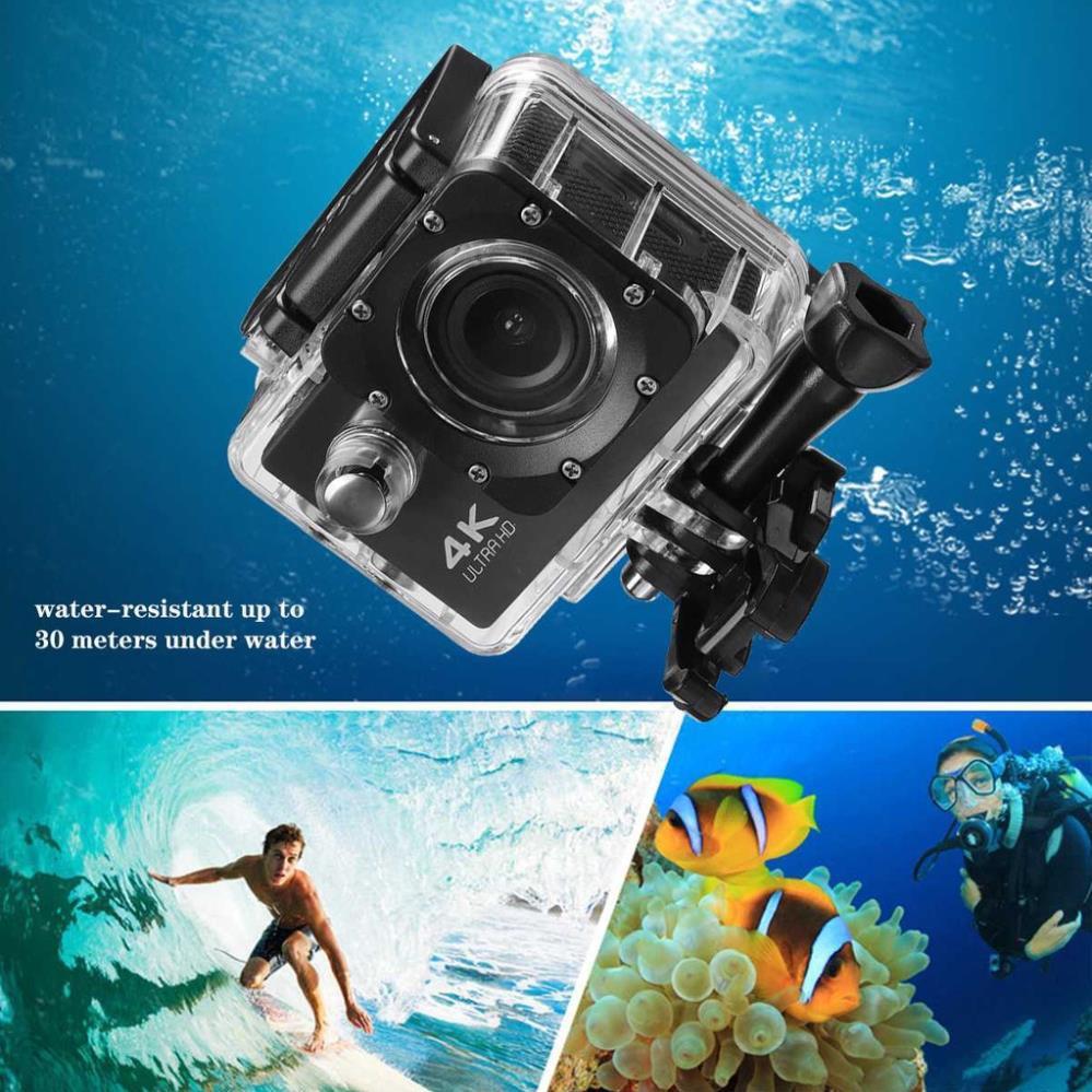 Camera Hành Trình Chống Nước Chống Rung 4K Sports Ultra HD DV , Camera Hành Trình Gắn Mũ Bảo Hiểm z