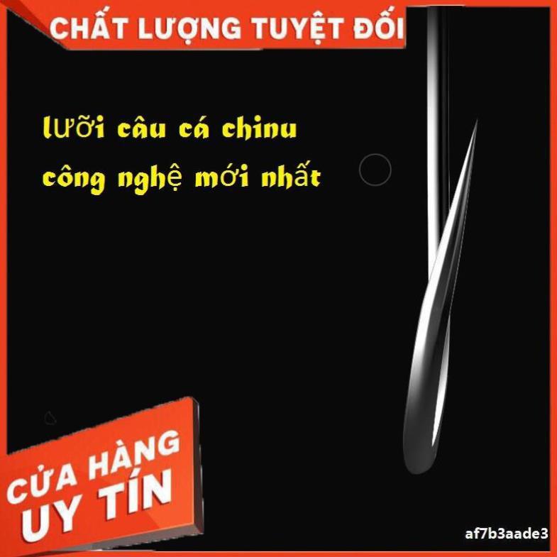 Lưỡi Câu Cá Chinu Super Nhật Có Ngạnh Siêu Bền, Cực Sắc Bén - Sanami Fishing hàng sịn