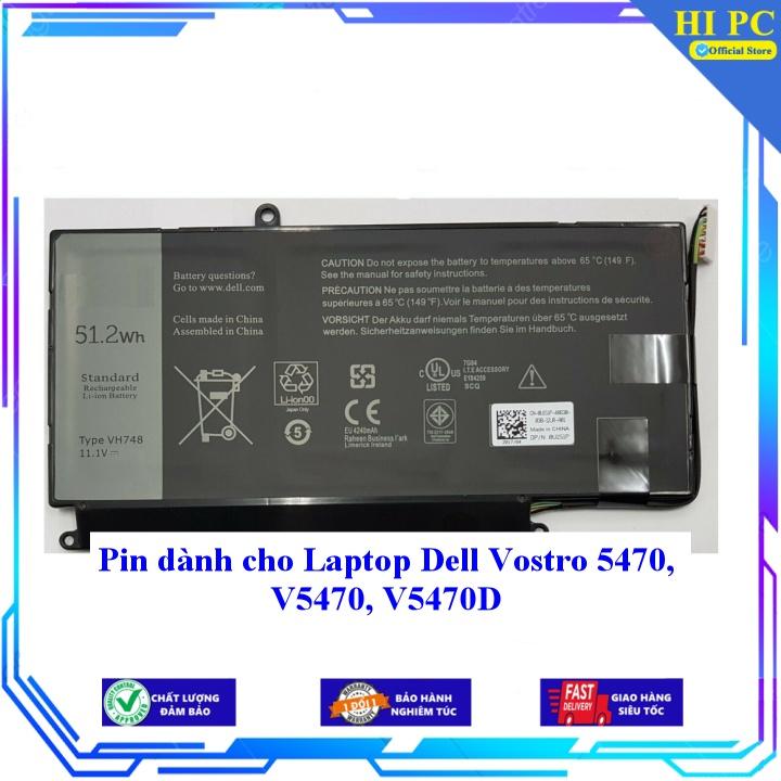 Pin dành cho Laptop Dell Vostro 5470 V5470 V5470D - Hàng Nhập Khẩu