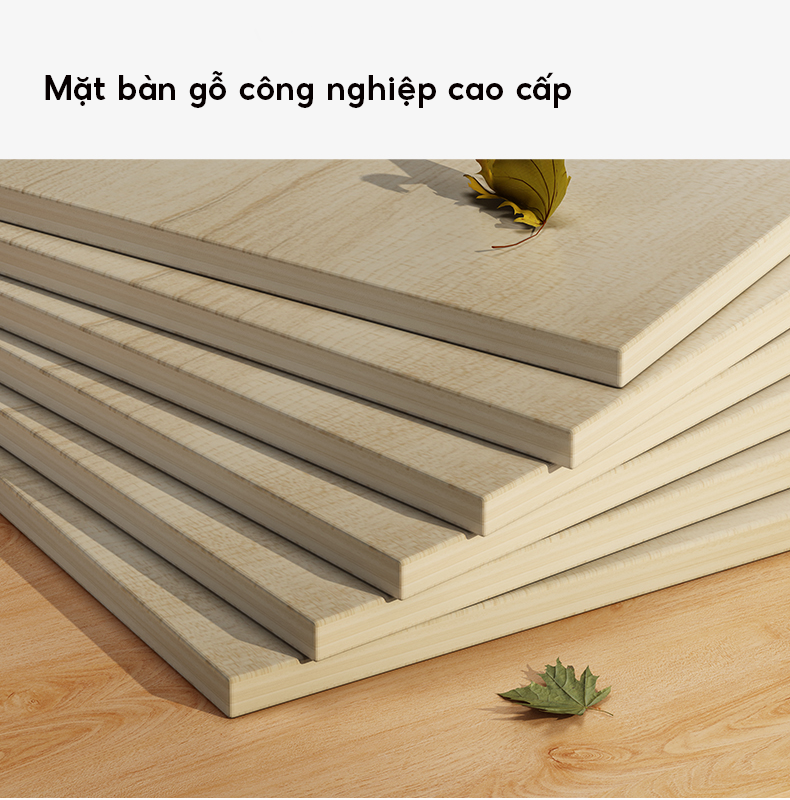 Bàn học làm việc tích hợp kệ sách để đồ đa năng, bàn máy tính khung chữ X chắc chắn bền bỉ mẫu cải tiến nhất