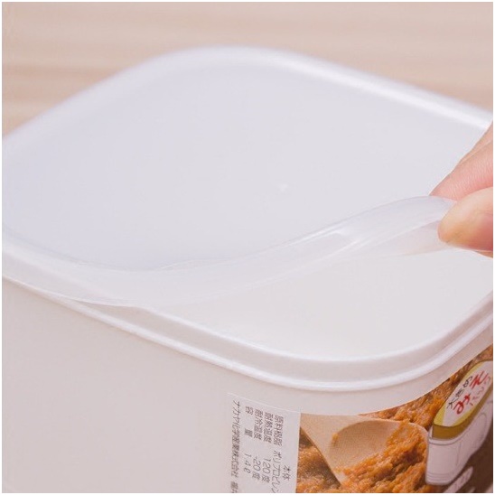 Combo 03 Hộp bảo quản thực phẩm nắm mềm, có tay cầm - Nội địa Nhật