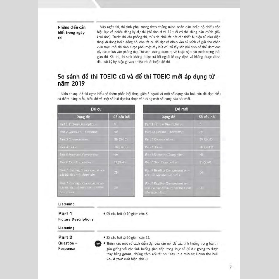 2019 TOEIC - 5 Full Simulation Tests