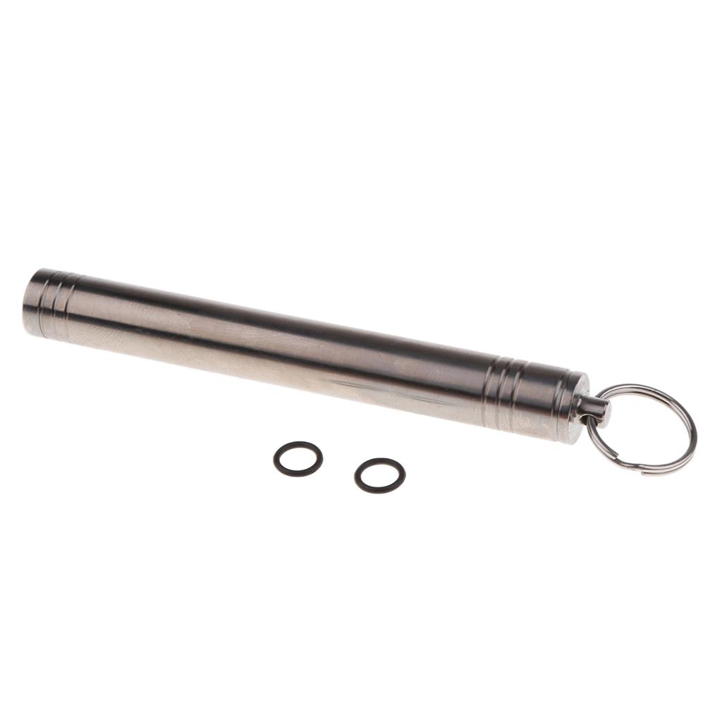 Waterproof Titanium Alloy Pocket Toothpick Ear Pick Holder Camping